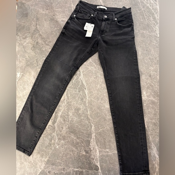 Zara Low Rise Black Men's Jeans - Picture 1 of 4